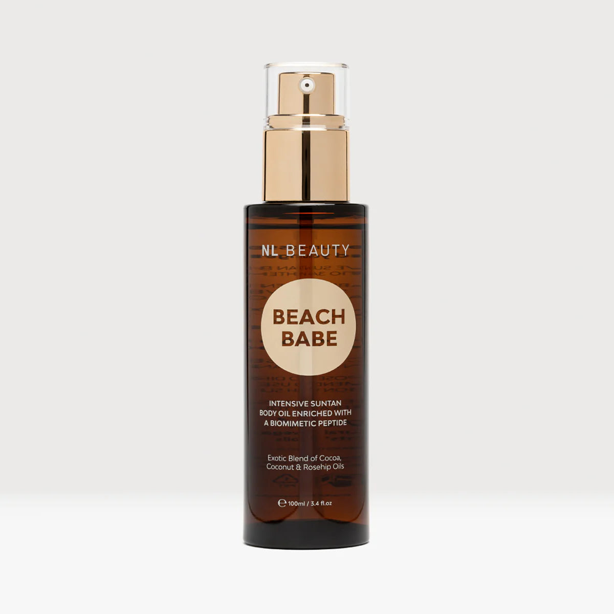 Body Oil for Faster Tanning & Hydrated Skin BEACH BABE 100ml.