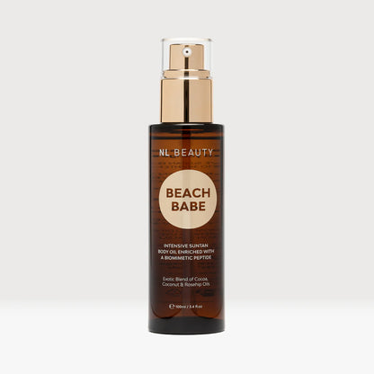Body Oil for Faster Tanning & Hydrated Skin BEACH BABE 100ml.