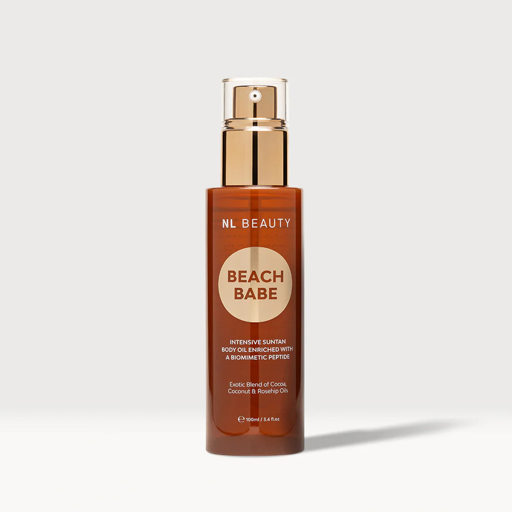 Body Oil for Faster Tanning & Hydrated Skin BEACH BABE™ Salted Caramel.
