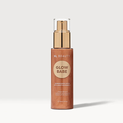 GLOW BABE Glitter Body Lotion.