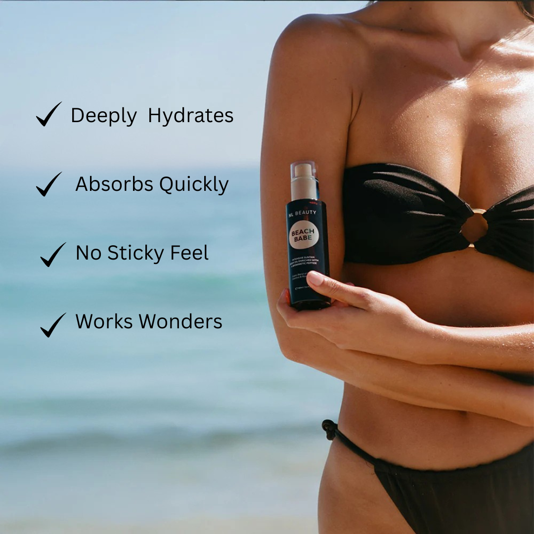 Body Oil for Faster Tanning & Hydrated Skin BEACH BABE 100ml.