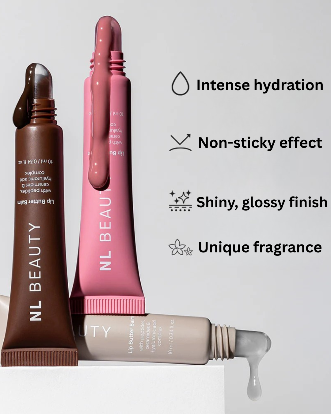 Peptide Lip Balm ON REPEAT ( Clear ) - NL Beauty 